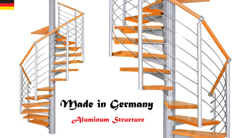 Indoor spiral staircase kit - indoor,