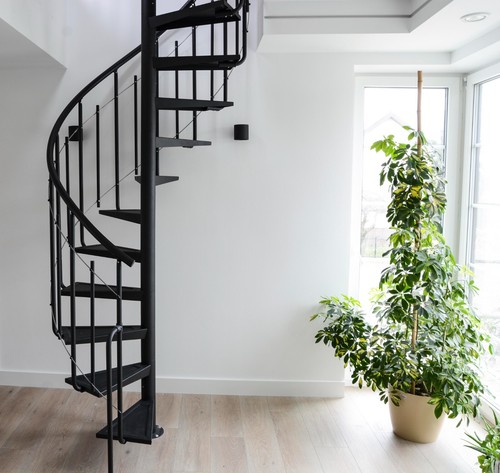 Spiral staircase black - spiral,