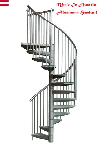 Outdoor spiral staircase - spiral, kit