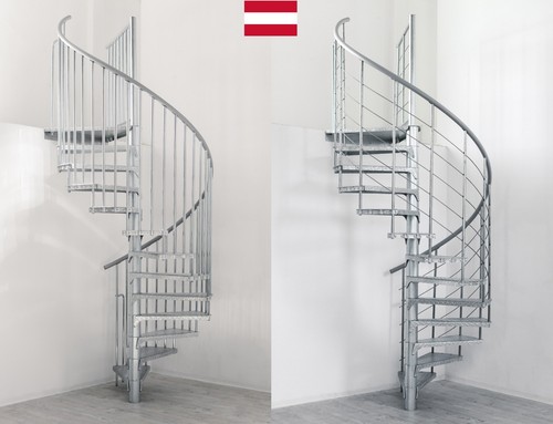 Outdoor spiral staircase kit - outdoor,